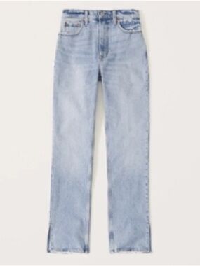 Abercrombie & Fitch 90s Ultra High Rise Straight Jeans